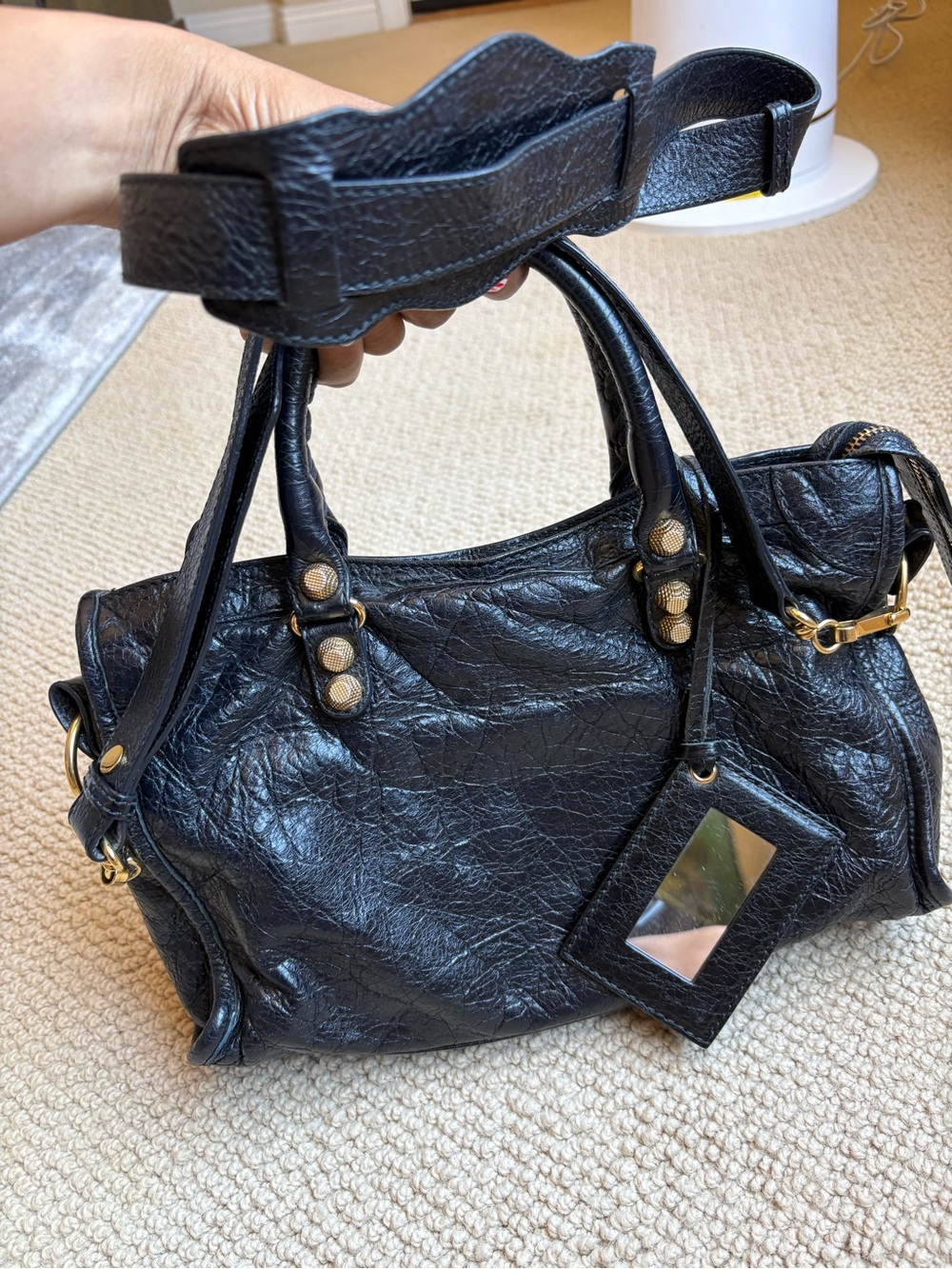 Balenciaga Le City bag with gold size medium - Picture 2 of 14